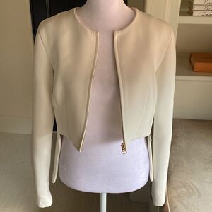 Derek Lam 10 Crosby high low cropped jacket